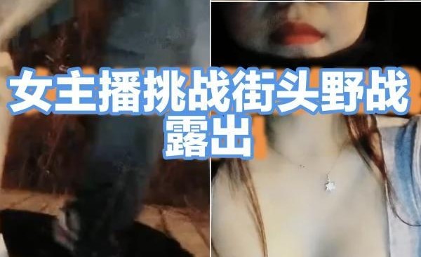 真实【挑战户外勾搭】对白吃惊画面给力