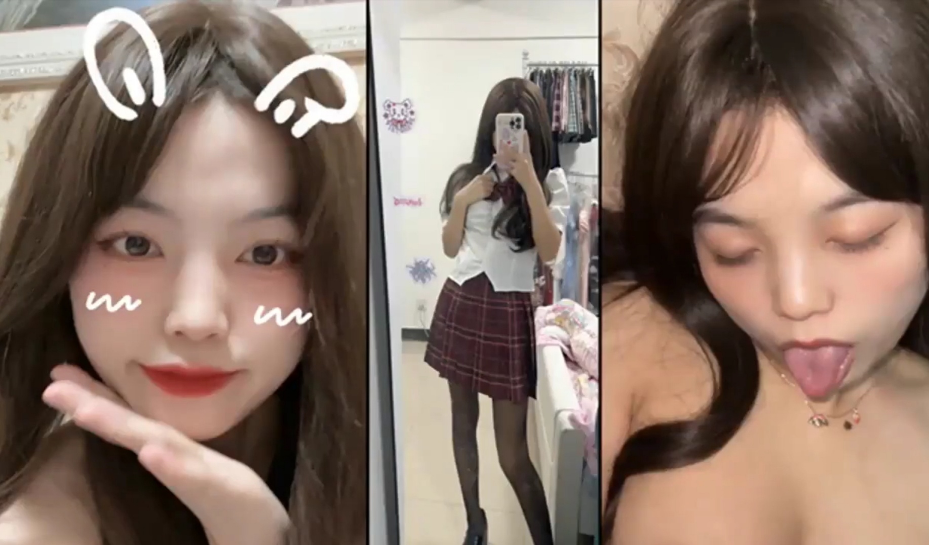 jk制服妹妹知道被我操特意穿上了黑丝，用大鸡巴满足她的骚逼淫穴